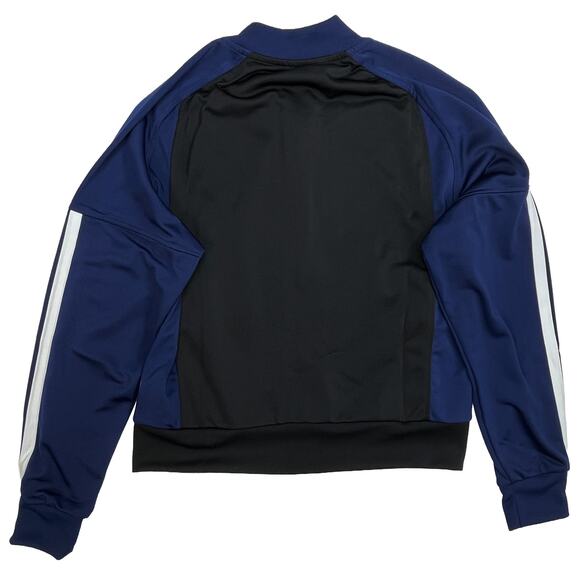 adidas Tricot 3-Stripes Fashion Track Top Sz S New $60 Black Blue Light Jacket - Picture 5 of 10